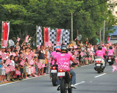 ▲大勢の市民の方に応援していただきました